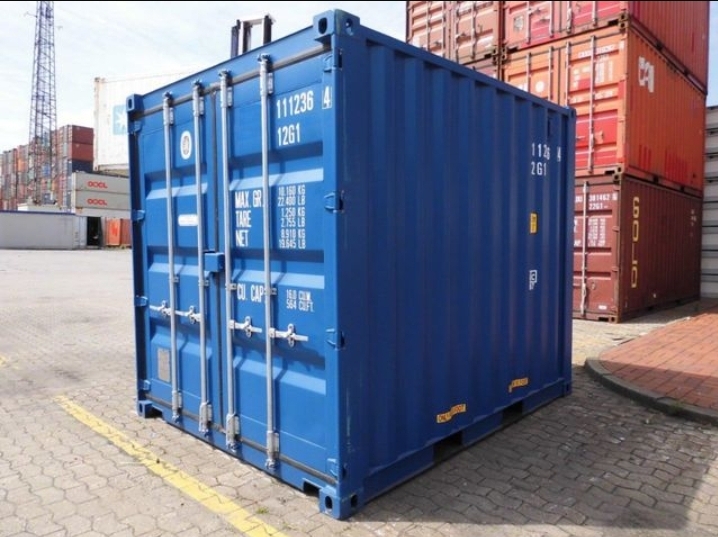 10-Fuß-Seecontainer RAL 5010 – Lagercontainer