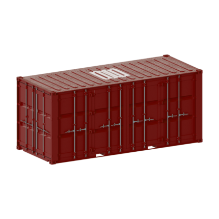 Conteneur ouvert sec de 20 pieds