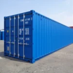 Module Sanitaire Simple Gris – WC Mobile Économique pour Chantiers