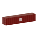 Conteneur de stockage 40 pieds Dry d'occasion premier prix