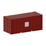 Conteneur de stockage 20 pieds Dry d'occasion premier prix