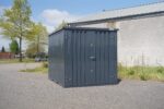 Container maritime anthracite 3 x 2 mètres – avec double porte petit côté – Image 2