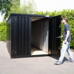 Container maritime 4 x 2 mètres – avec double porte petit coté – Image 2