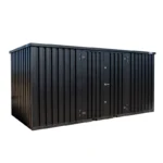 Container maritime 5 x 2 mètres – avec double porte grand coté