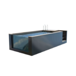 Conteneur Piscine PANORAMA avec Paroi Vitrée