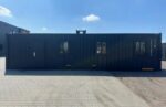 Maison Container 40 HC Black Edition Logement 12m avec Cuisine et Salle de Bain