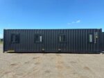 Maison Container 40 HC Black Edition Logement 12m avec Cuisine et Salle de Bain – Image 2