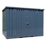 Container maritime 3 x 2 mètres – avec double porte grand côté